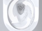 Klozetas GROHE Euro Ceramic, pastatomas, dvigubas nuleidimas 3/6 l, be nuplovimo lanko, įvadas iš apačios, su lėtai nusileidžiančiu dangčiu, 39462000