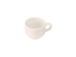 Puodelis PORLAND PIOLI, porcelianas, 220 ml, baltos ir rudos sp.