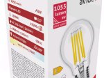 Filamentinė LED lemputė AVIDE, 8.5W, E27 A60, WW, 2700K, 220-240V, 1055 lm.