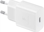 Telefono įkroviklis SAMSUNG, 15W, Type-C maitinimo adapteris, be kabelio, baltos sp., EP-T1510NWEGEU