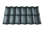 Profiliuota čerpinė skarda MODERNO HANBUD, matmenys 0,47 x 1210 x 720 mm, 1 vnt. - 0,8712 m2., grafito spalva, RAL7016,