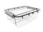 Daiktadėžė PLAST TEAM Pro Box, su dangčiu, skaidri, 39 x 16,9 x 51 cm, 21 l