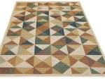 Kilimas Sedona, 200 x 290 cm, 100% polipropilenas, tinkamas viduje ir lauke, rombai, spalvotas, 750985