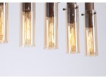 Pakabinamas šviestuvas SEARCHLIGHT Sweden II, E27, 8 x 60W, 230V, 1100 x 70 x 320 mm, maksimalus aukštis 1200 mm, 88921-8MO