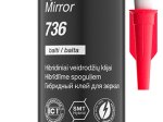 Hibridiniai klijai PENOSIL Speedfix Mirror 736, baltos spalvos, 290 ml, veidrodžiams