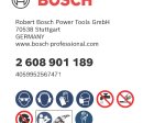 Pjovimo diskas BOSCH, iš kietmetalio „Multi Wheel“ 125 x 1 x 22,23 mm