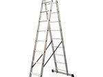 Kopėčios HERVIN EQUIPMENT, alium. universalios, 2x10 pakopų, 2720-4510 mm, AC0210AV2