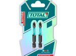 Smūginių sukimo antgalių rinkinys TOTAL, PH1, 50 mm, 2 vnt., TACIM71PH150