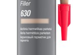 Akrilinis hermetikas medinėms grindims, parketui PENOSIL, Parquet Filler 630 104, tamsi vyšnia, 300 ml