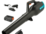 Akumuliatorinis lapų pūstuvas GARDENA Powerjet 18V P4A, Li-Ion 18V/ 2.5Ah, pūtimas iki 100 km/h, svoris 1.8 kg