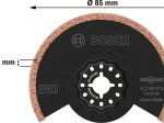 Segmentinis diskas BOSC,H STARLOCK ACZ 85 RT3, daugiafunkciniui įrankiui, 85 mm
