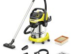 Sauso - šlapio siurbimo dulkių siurblys KARCHER WD 6 P S, 30 litrų metalinė dulkių talpa, filtras, galingumas 1100 W, 8 m ilgio elektros laidas, 3,5 m ilgio žarna, 1.628-381.0