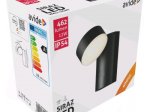 Lauko šviestuvas AVIDE Siraz At-8548, LED 12W, 220-240V, 4000K, 462 lm, IP54, sieninis, juodos sp., 90 x 152 mm