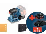 Akumuliatorinis vibracinis šlifuoklis BOSCH Professional GSS, 18V-10 SOLO, 18 V, padas 101x113 mm, 06019D0200, be akumuliatoriaus ir kroviklio