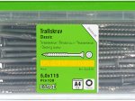 Terasiniai medsraigčiai ESSVE, 5 x 115 mm, A4 nerūdijantis plienas, 100 vnt.