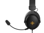 Laidinės žaidimų ausinės DELTACO GAMING DH320, 3.5mm jungtis, garsumo ir nutildymo mikrofono valdikliai, GAM-190