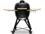Keramikinė kepsninė KAMADO BONO, 20" 52 cm (juoda)