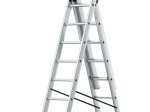 Kopėčios HERVIN EQUIPMENT, aliuminės, universalios, dvipusės, ištraukiamos, 3x8 pakopų, 2200-4090 mm, AC0308A