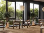 Akmens masės plytelės CERRAD MOSSA BROWN, 60 x 11 cm, 0,720 m2/dėž., glazūruotos, matinės, spl. ruda