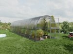 Šiltnamis BALTIC LT, 24 m2, 4 mm polikarbontinė danga, 3 x 8 m, arkos formos