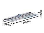 Liniuotė diskiniams pjūklams BOSCH Professional FSN 300 X, ilgis 643 mm, 1600A02V35