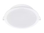 Montuojamas šviestuvas panelė PHILIPS Meson, įleidžiama, LED 5,5 W, 4000 K, 550 lm, apvali, baltos sp., 90 mm skersmens