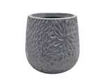 Keraminis lauko vazonas Ashora II, pilkos sp., 43 x 43 x 43 cm.