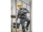 Švarkas HOGERT WORKWEAR Wurnitz, 60% poliesteris, 38% medvilnė, 2% elastanas, pilka spalva, L (52) dydis, CE