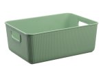 Daiktadėžė AKITA STORAGE, 36 x 25 cm, 10 l, žalios sp.