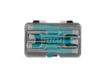 Atsuktuvų rinkinys tiksliems darbams TOTAL, Cr-V, 6 vnt., THT250PS0601