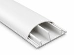 Kanalas kabeliui HOROZ, 2 m, PVC, 70 x 20 mm, pilkos spalvos