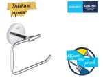 Tualetinio popieriaus laikiklis GROHE, Quickfix Start Cosmopolitan, pakabinamas, chromas, atviras, montuojamas sukant arba klijuojant, 41165000