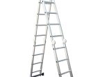 Kopėčios HERVIN EQUIPMENT, aliuminės, daugiafunkcės, 4x4 pakopų, 2240-4610 mm, AM0216A
