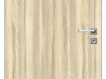 Laminuotos vidaus durys su užlaida VOSTER Plain, kairinės, spalva Oak latte, matmenys 2030 x 644 x 40 mm