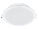 Montuojamas šviestuvas panelė PHILIPS Meson, įleidžiama, LED 20 W, 4000 K, 2200 lm, apvali, baltos sp., 190 mm skersmens