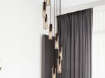 Pakabinamas šviestuvas SEARCHLIGHT Sweden II, E27, 8 x 60W, 230V, 420 x 420 x 320 mm, maksimalus aukštis 3000 mm, 88920-8MO