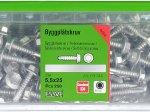 Savisriegiai su grąžteliu ESSVE, 5,5 x 25 mm, CorrSeal, 250 vnt.