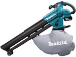 Akumuliatorinis pūstuvas - siurblys MAKITA DUB187T002, 18 V, maks. oro srautas 4,2 m³/min, bešepetėlis variklis, svoris 3,7 kg, 25 l maišas, komplekte 5,0 Ah akumuliatorius ir DC18RC pakrovėjas