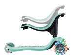 Paspirtukas GLOBBER Go Up Sporty Lights V2, mėtinės spalvos, apkrova iki 20kg