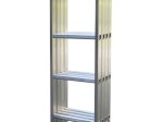 Kopėčios HERVIN EQUIPMENT, aliuminės, daugiafunkcės, 4x4 pakopų, 2240-4610 mm, AM0216A