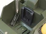 Akumuliatorinė vejapjovė HERVIN BATTERY GY215201, 20 V, darbinis plotis 380 mm, 25-72 mm, surinkimo krepšys 45 l, bešepetėlis variklis, stumiama, be akumuliatoriaus ir kroviklio