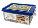 Terasiniai medsraigčiai ROBUS, 4,2 x 55/28 mm, nerūdijantis plienas A2, 250 vnt., TORX20