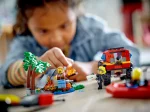 Konstruktorius LEGO City, 4x4 ugniagesių visureigis su gelbėjimo valtimi