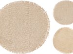 Stalo padėkliukas, džiutinis, skersmuo 38 cm, 2 skirtingos sp.