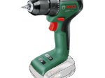 Akumuliatorinis suktuvas BOSCH Green Universal Drill 18V-60, Solo, 18V, maks. sukimo momentas 60 Nm, bešepetėlis variklis, 13 mm griebtuvas, svoris 1,3 kg, be akumu. ir kroviklio