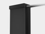 Dušo sienelė HARMONY Tempt Black HAR-0072,  90 x 200 cm,  juodas profilis, skaidrus grūdintas stiklas 8 mm