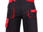 Darbo šortai LAHTI PRO, XL dydis, juoda ir raudona spalva, CE