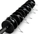 Akumuliatorinis skarifikatorius HERVIN BATTERY PLYL-151, 40 V, 2x20 V, darbinis plotis 380 mm, bešepetėlis variklis, su skarifikavimo ir grėbimo volais, be akumuliatorių ir pakrovėjo.