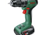 Akumuliatorinis smūg. gręžtuvas BOSCH Green Universal Impact, 18V-60, 1 x 2 Ah, maks. sukimo momentas 60 Nm, bešepetėlis variklis, 13 mm metalinis griebtuvas, svoris 1,3kg