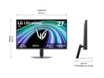 Monitorius LG UltraGear 27G523B-B, 27", IPS, 200 Hz, 1 ms
